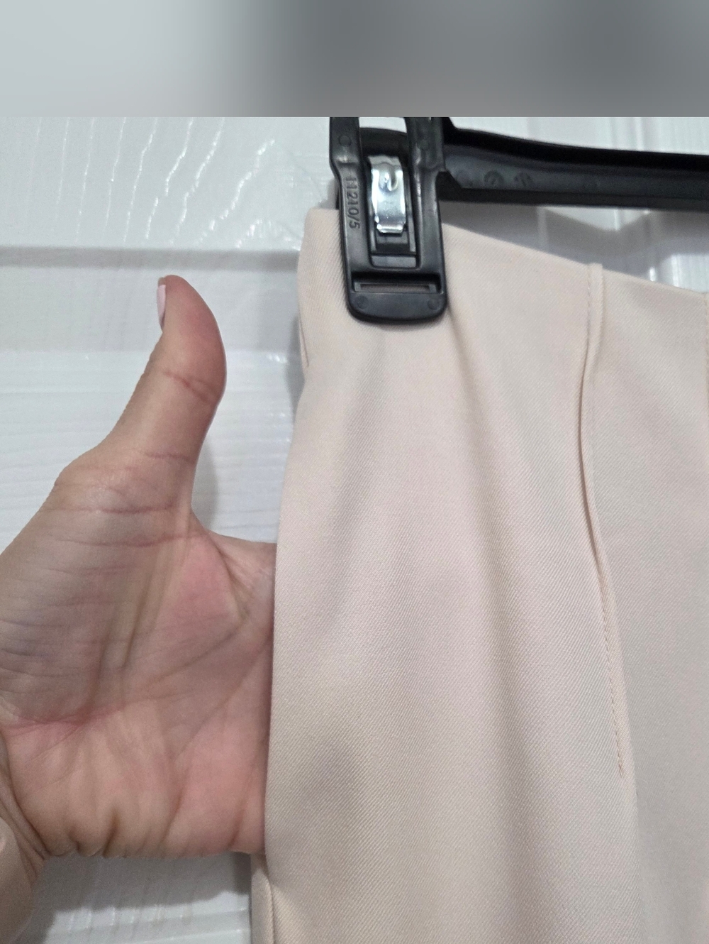 Women Pleated Cream Slim Fit Dress Pants Trousers Sz Xs Elegant Office Business - Picture 7 of 12